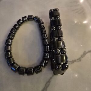 hematite bracelets 2 of them